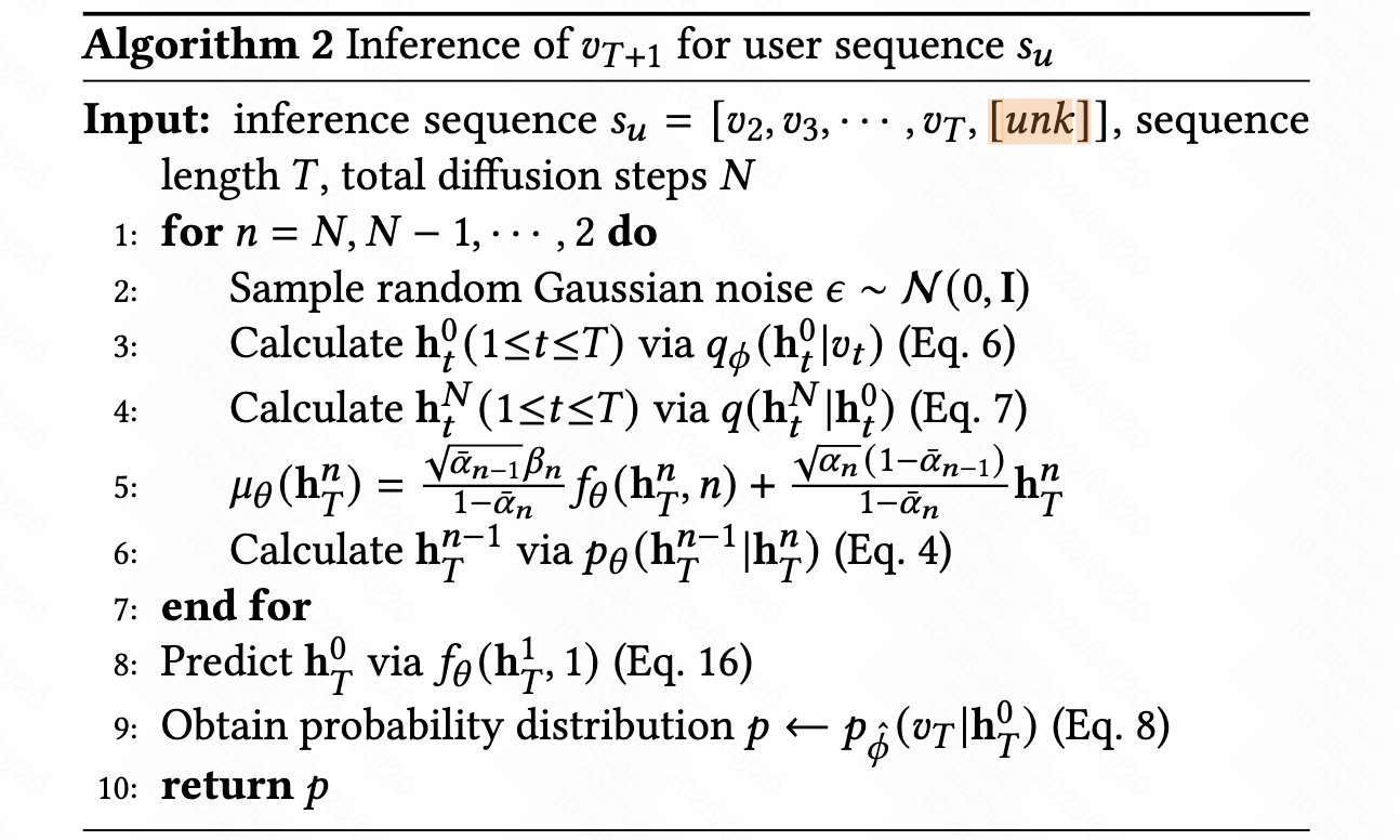 Diffusion Model for Sequential Recommendation - Zhuo / Personal Homepage