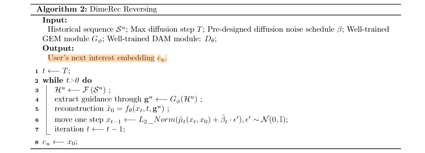 Diffusion Model for Sequential Recommendation - Zhuo / Personal Homepage
