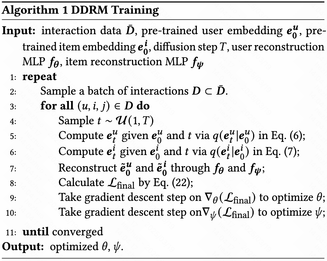 Diffusion Model for Sequential Recommendation - Zhuo / Personal Homepage