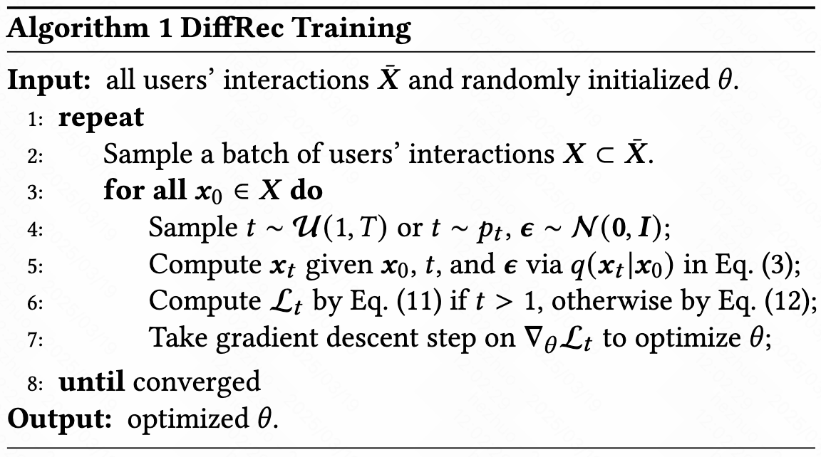 Diffusion Model for Sequential Recommendation - Zhuo / Personal Homepage